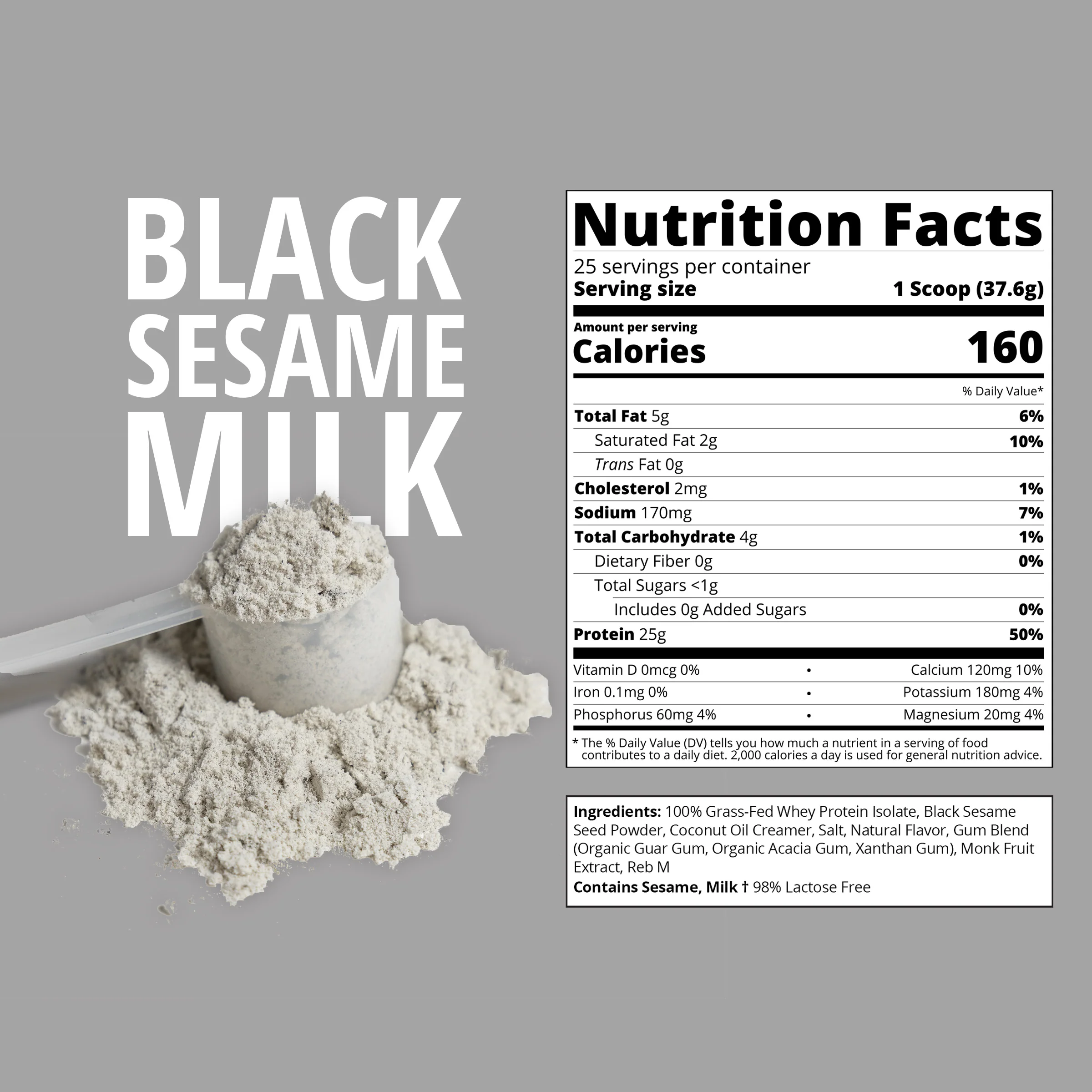 Black Sesame Milk Whey Protein - Image 2