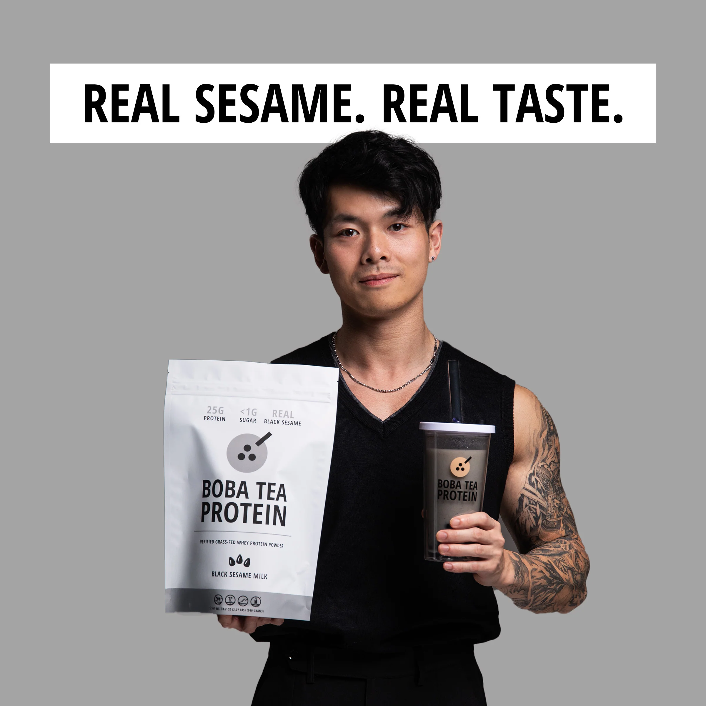 Black Sesame Milk Whey Protein - Image 4