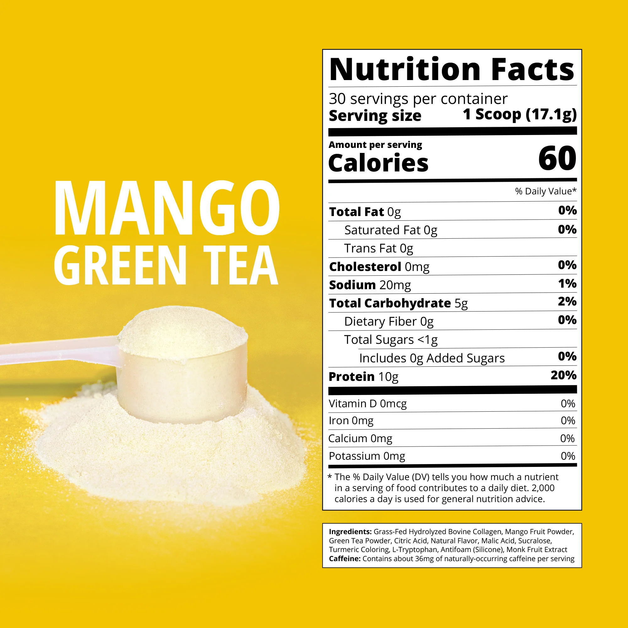 Mango Green Tea Collagen - Image 2