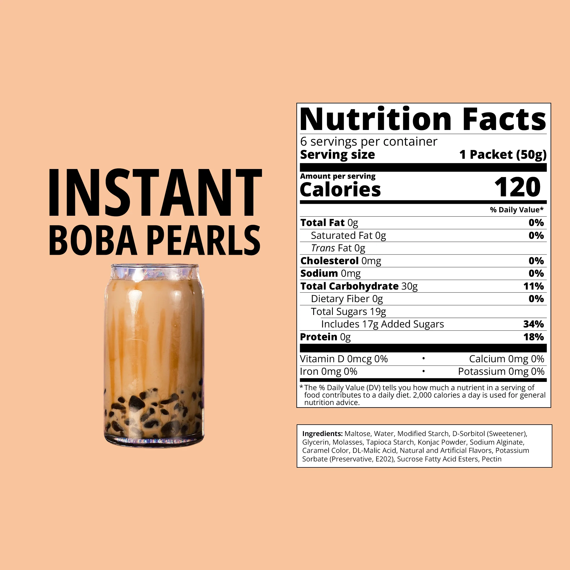 Instant Brown Sugar Boba Pearls - Image 3