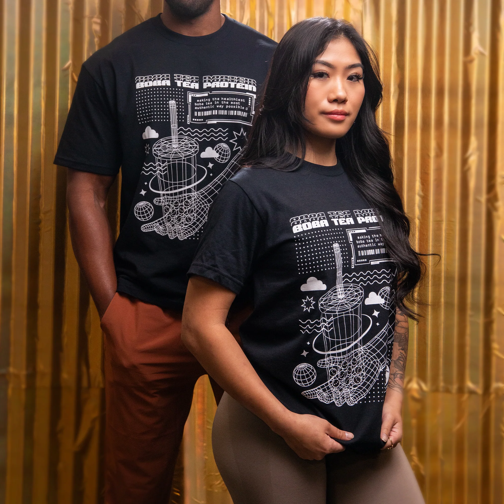 Black Retrowire T-Shirt - Image 2